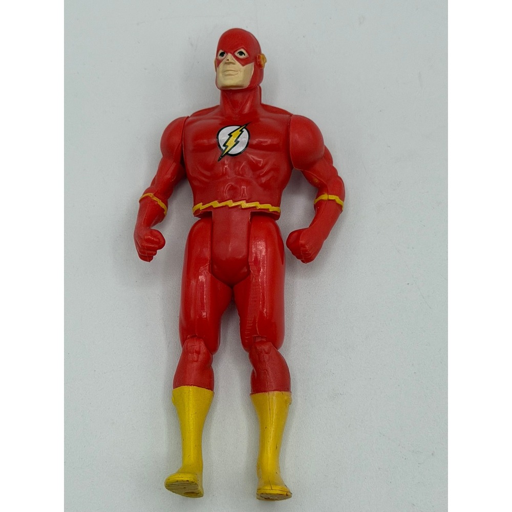 DC Comics The Flash Action Figure Red Yellow Justice League Vintage 4.5 Inch - Picture 5 of 16